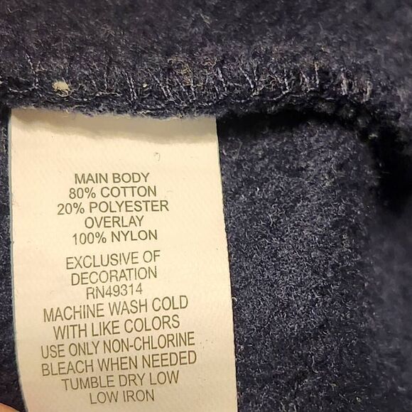 Big Cotton Gear Sarasota Florida1902 jacket navy blue full zip medium - Picture 6 of 7